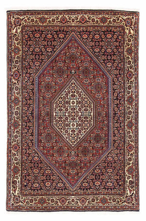 Perzisch tapijt - Bijar - 153 x 105 cm - donkerblauw