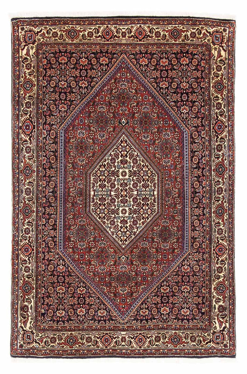 Perzisch tapijt - Bijar - 153 x 105 cm - donkerblauw