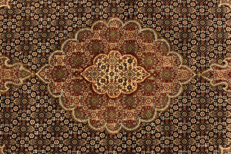 Perzisch tapijt - Tabriz - Royal - 150 x 100 cm - zwart