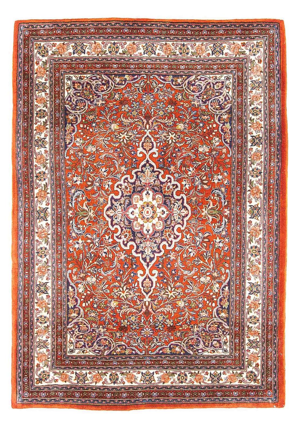 Perzisch tapijt - Bijar - 152 x 110 cm - rood