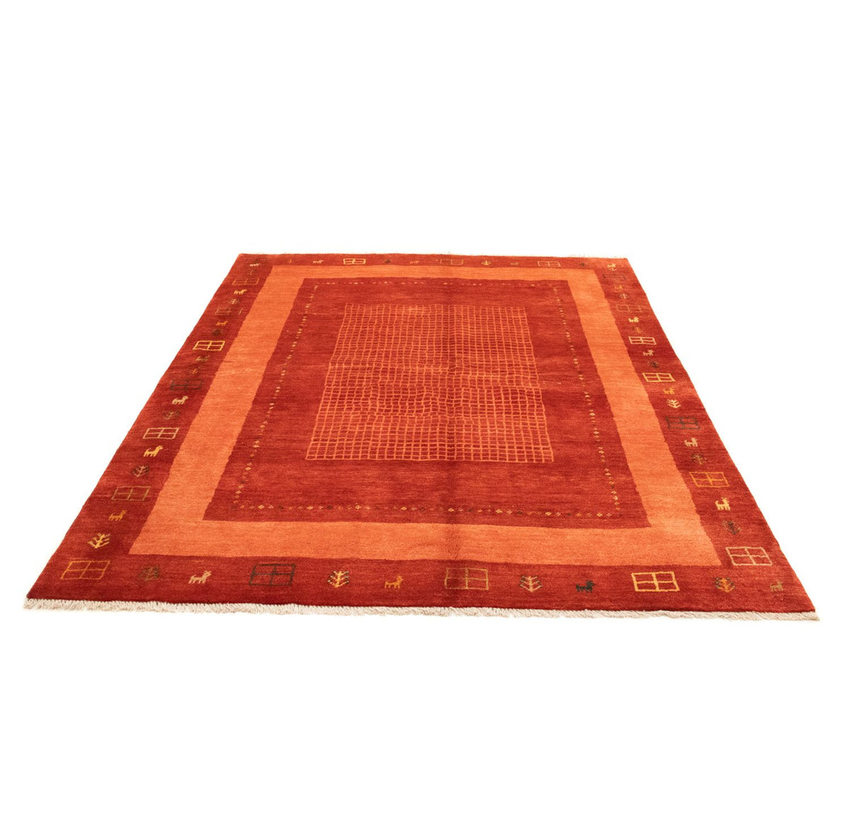 Gabbeh tapijt - Perzisch - 232 x 170 cm - rood