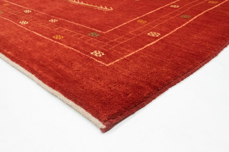 Gabbeh tapijt - Perzisch - 193 x 149 cm - rood