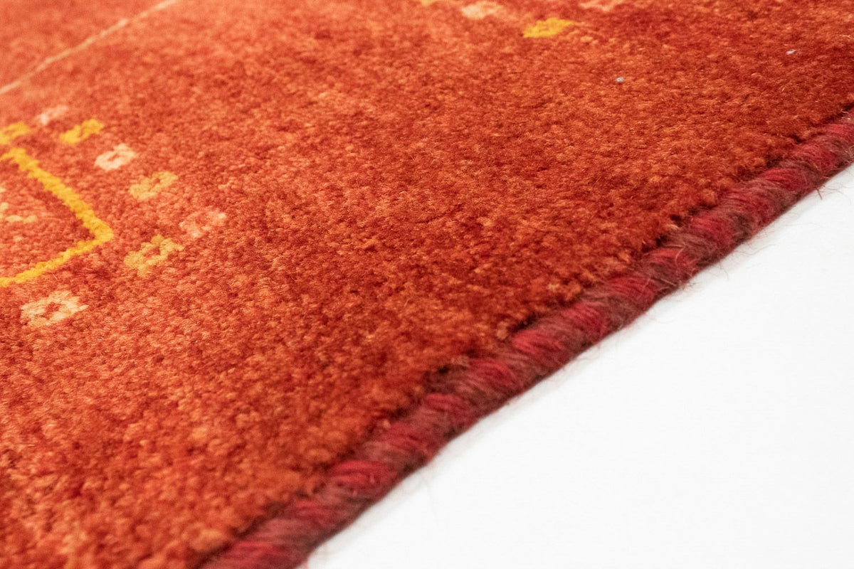 Gabbeh tapijt - Perzisch - 194 x 150 cm - rood
