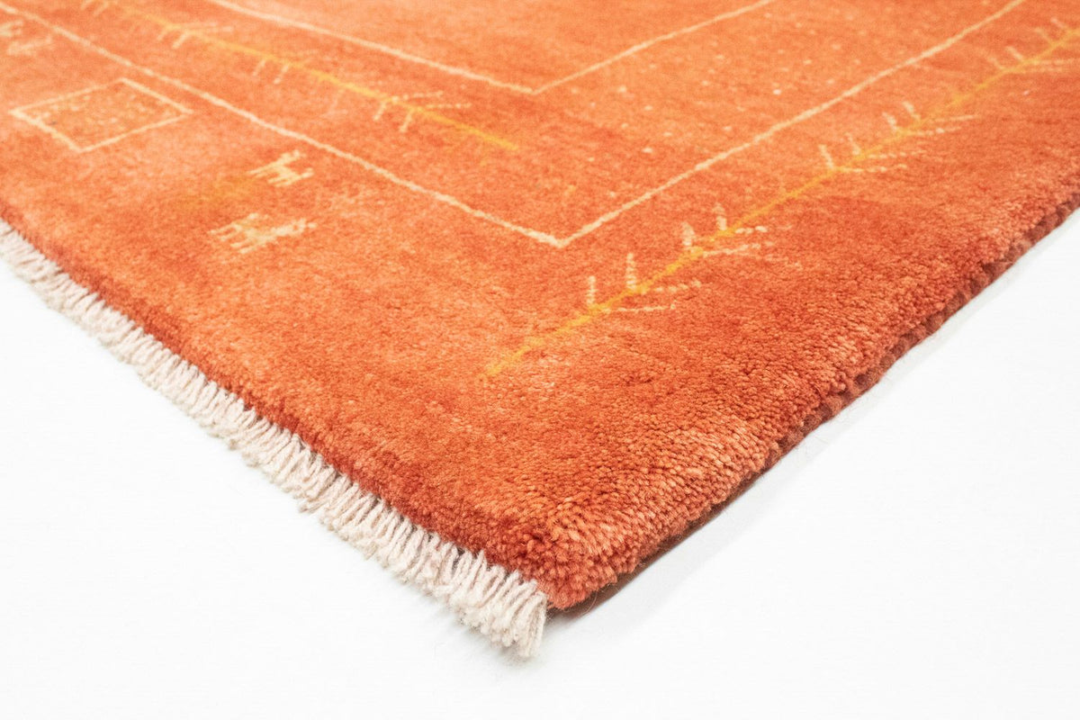 Gabbeh tapijt - Perzisch - 202 x 151 cm - roest
