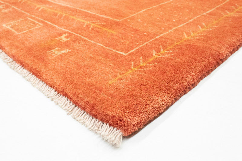 Gabbeh tapijt - Perzisch - 202 x 151 cm - roest