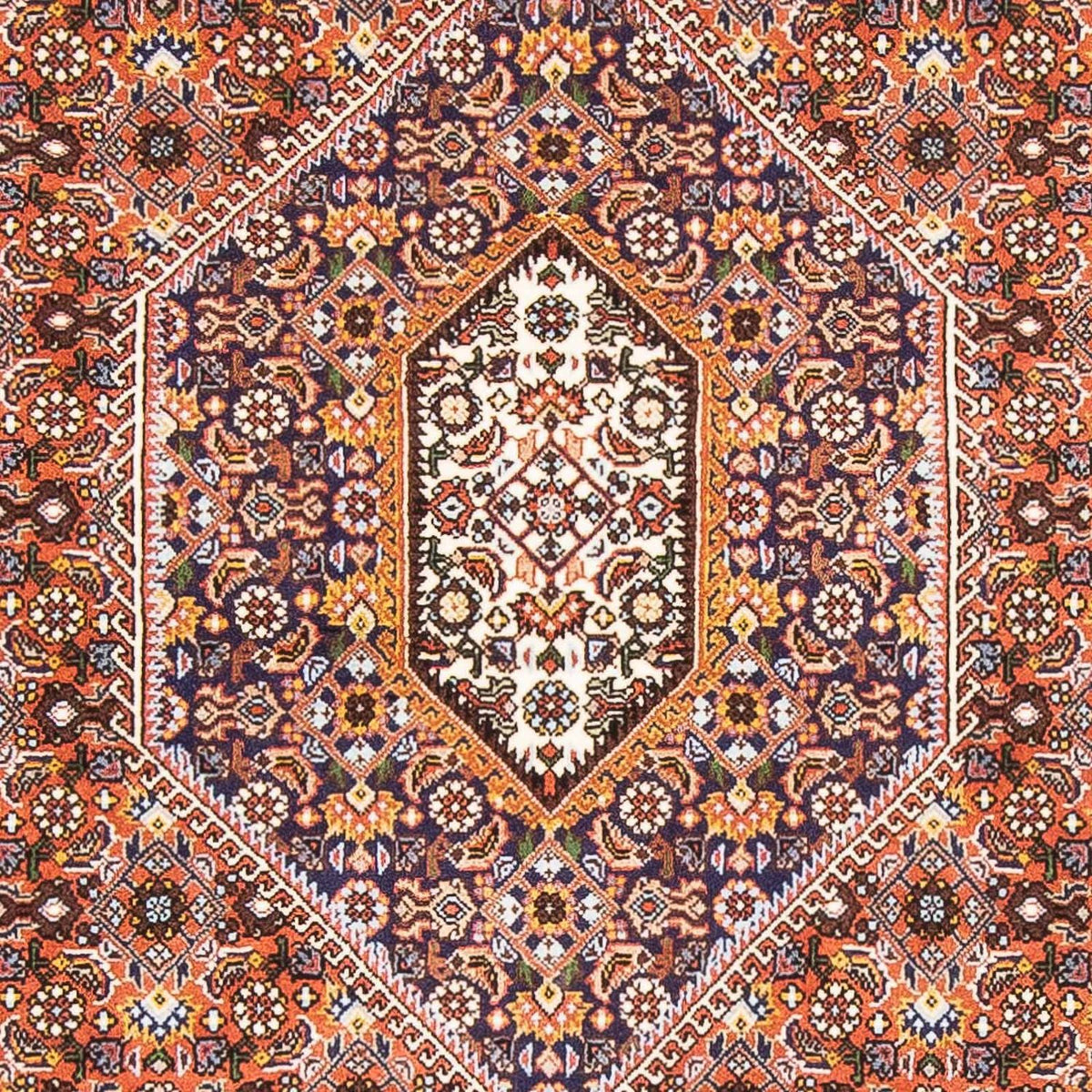 Perzisch tapijt - Bijar - 164 x 112 cm - blauw