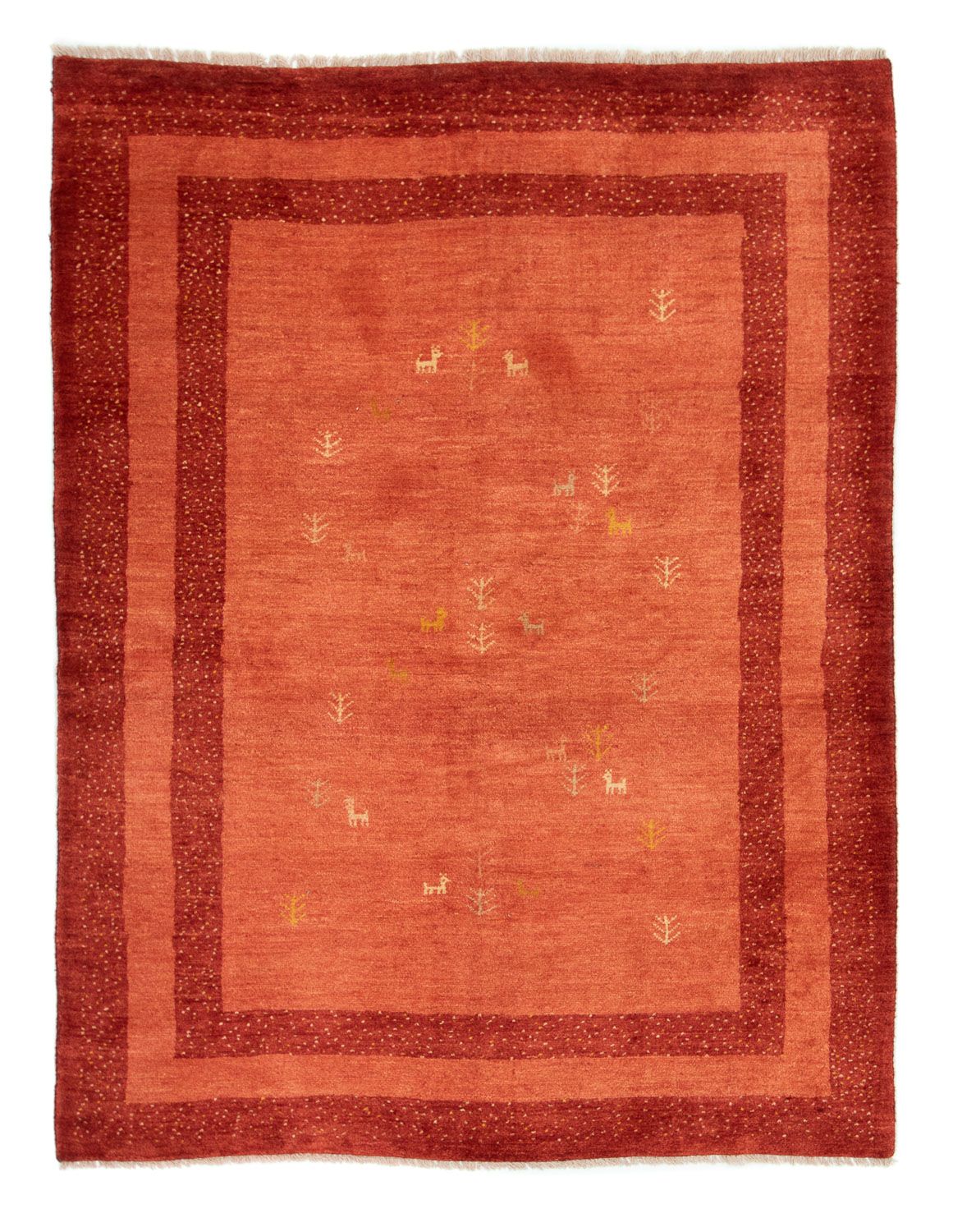 Gabbeh tapijt - Perzisch - 200 x 150 cm - rood
