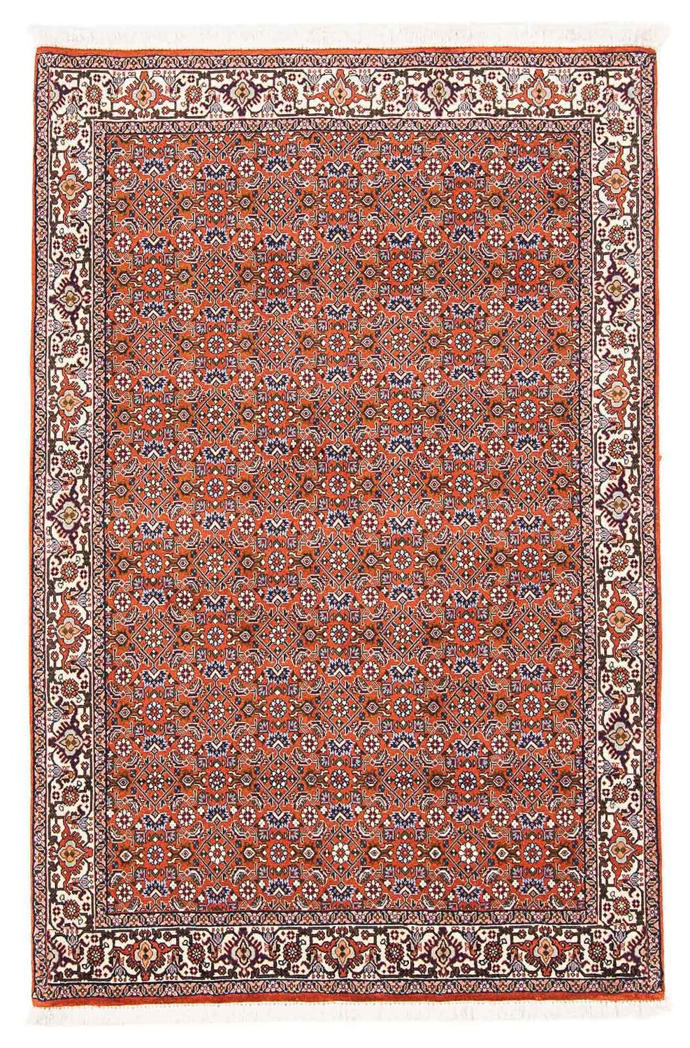 Perzisch tapijt - Bijar - 160 x 110 cm - oranje