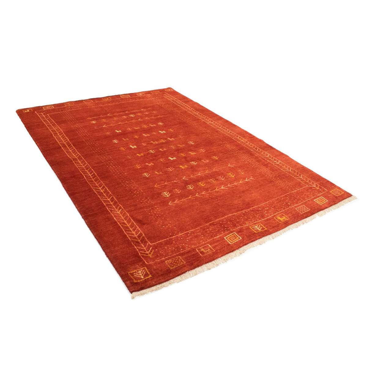 Gabbeh tapijt - Perzisch - 240 x 168 cm - rood