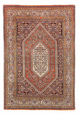 Perzisch tapijt - Bijar - 153 x 108 cm - licht rood