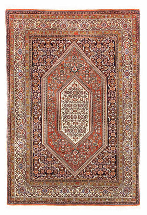 Perzisch tapijt - Bijar - 153 x 108 cm - licht rood