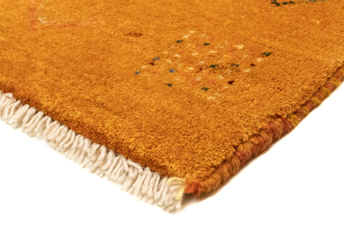 Gabbeh tapijt - Perzisch - 130 x 81 cm - goud