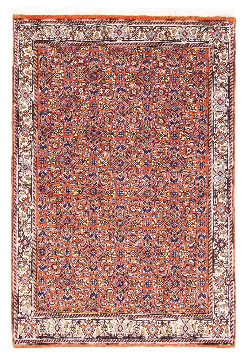 Perzisch tapijt - Bijar - 132 x 87 cm - rood
