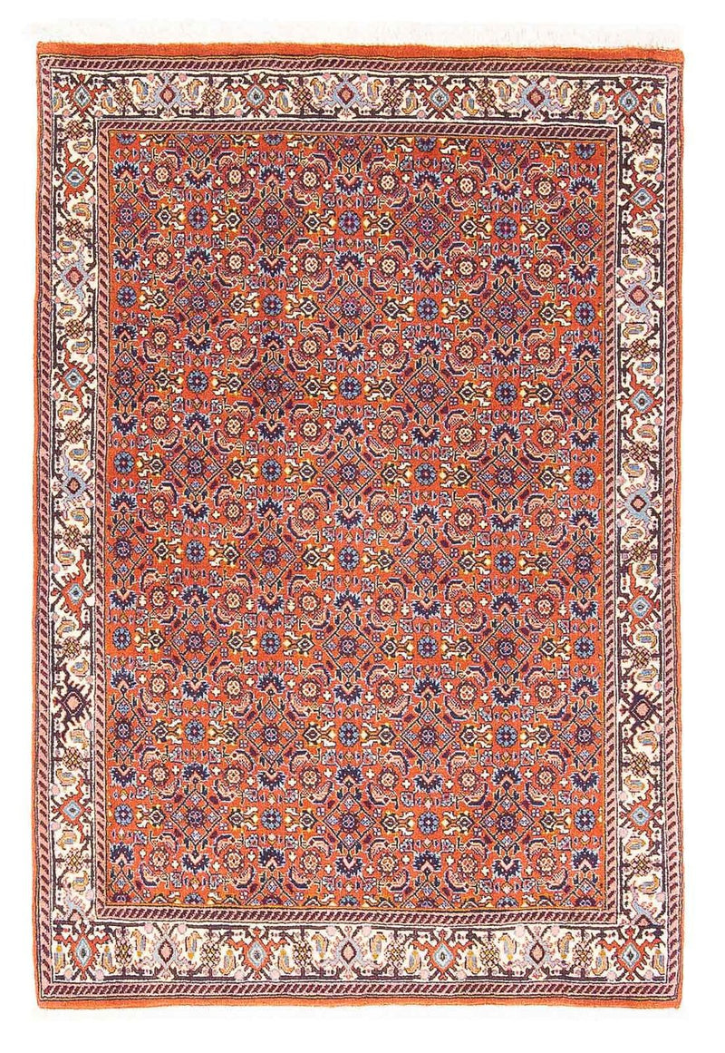 Perzisch tapijt - Bijar - 132 x 87 cm - rood