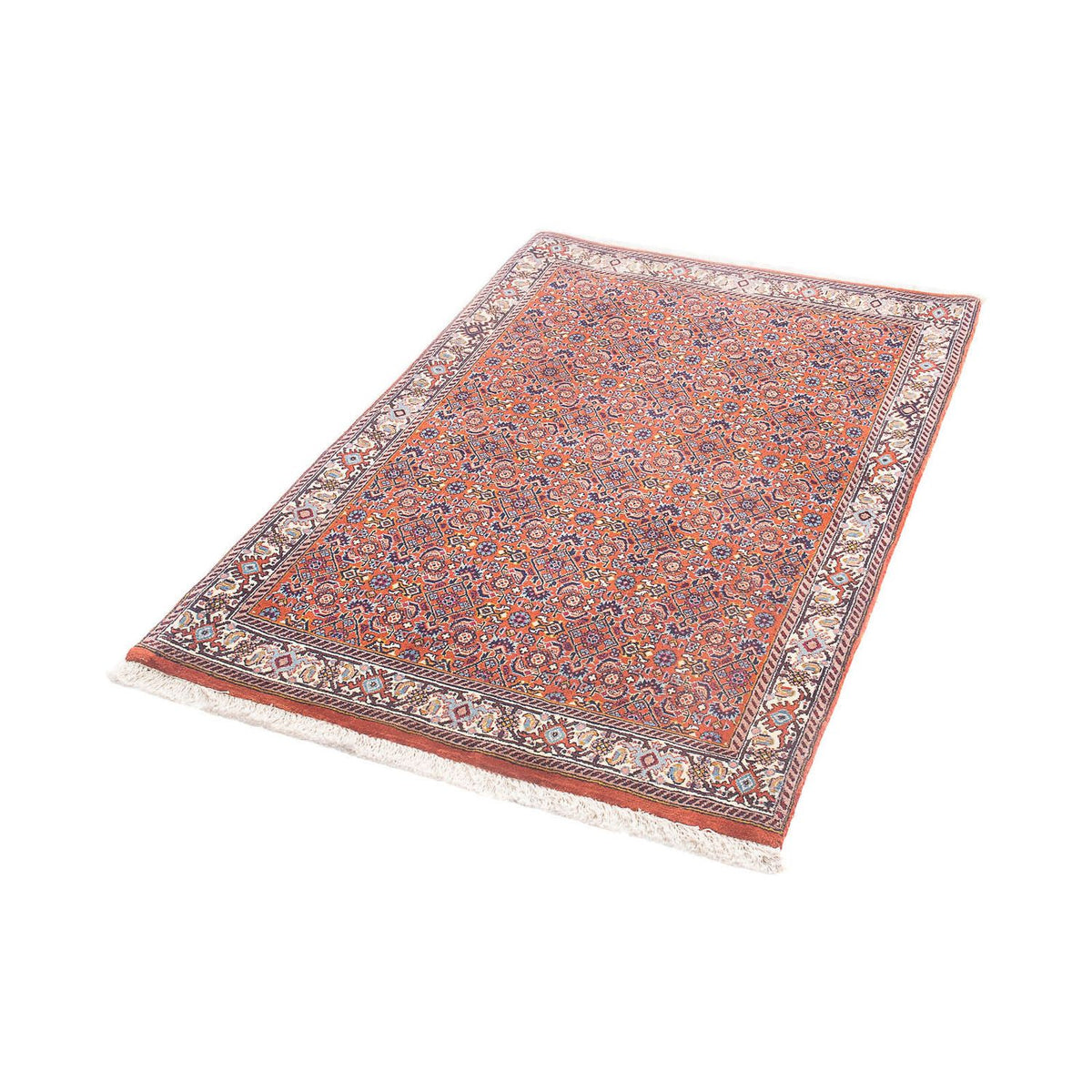 Perzisch tapijt - Bijar - 132 x 87 cm - rood