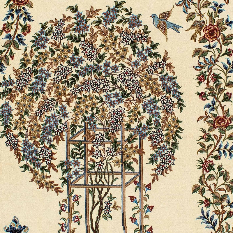 Perzisch tapijt - Ghom - 205 x 135 cm - beige