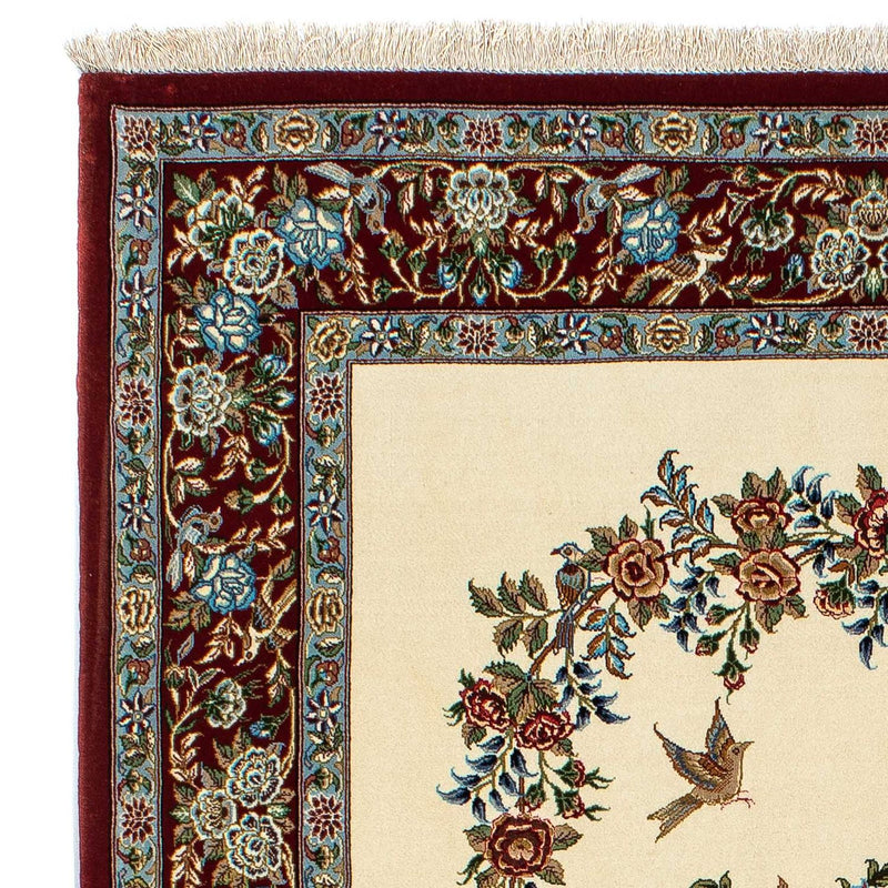 Perzisch tapijt - Ghom - 205 x 135 cm - beige