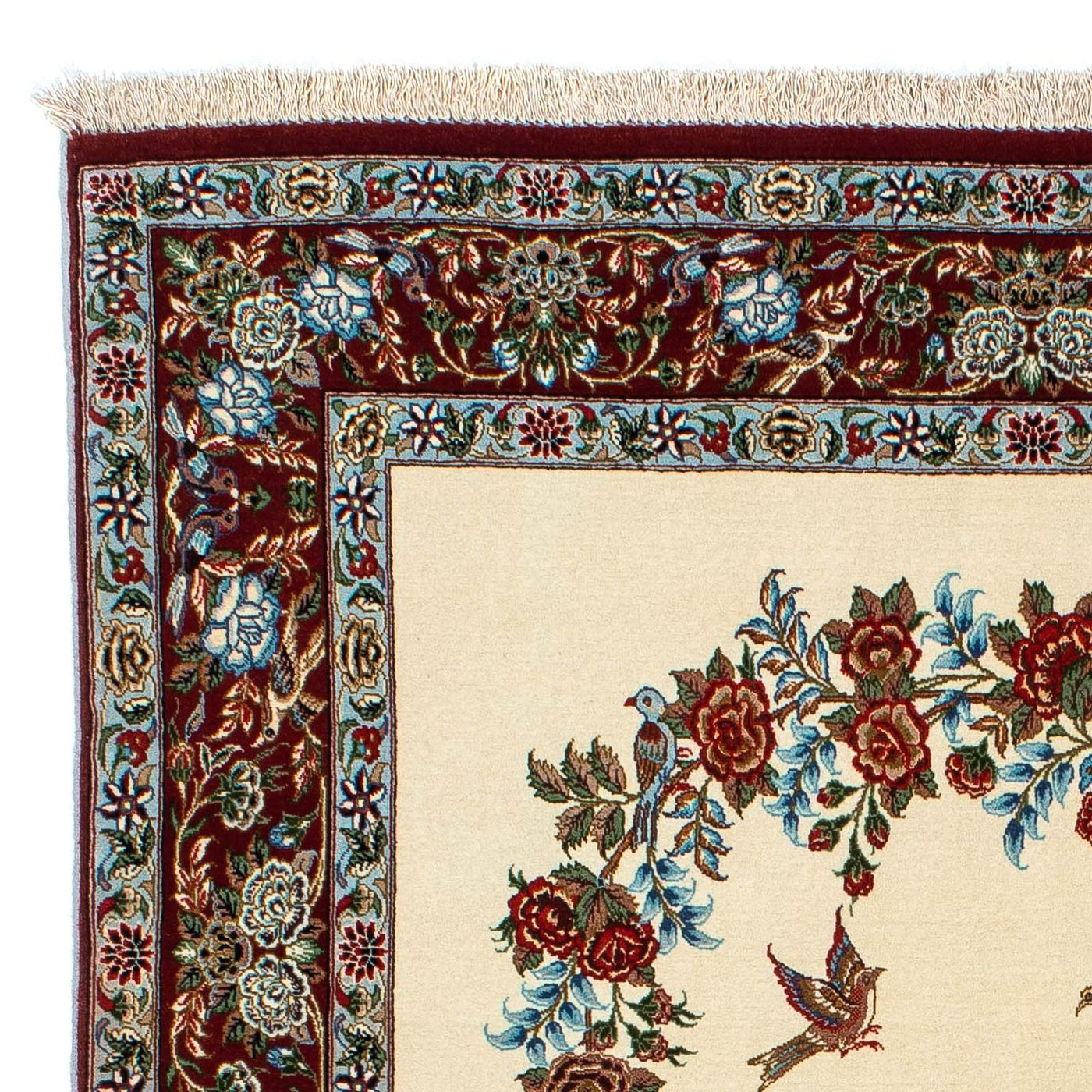 Qom Tapijt 207x133cm - Perzisch tapijt