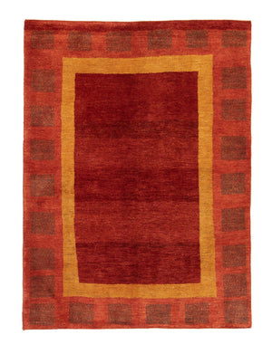 Gabbeh tapijt - Perzisch - 198 x 147 cm - rood