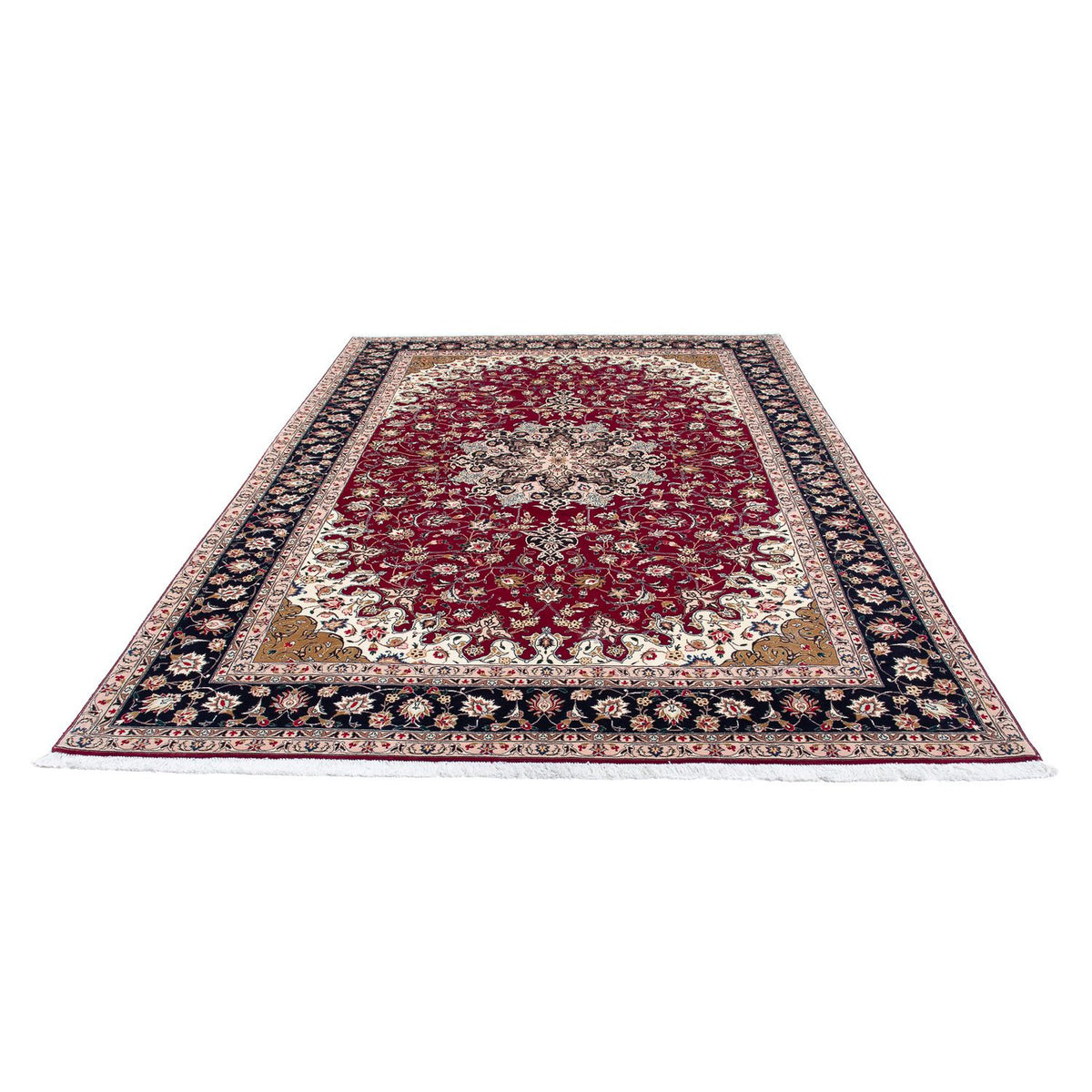 Perzisch tapijt - Tabriz - Royal - 308 x 203 cm - donkerrood