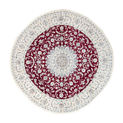 Perzisch tapijt - Nain rond  - 310 x 310 cm - donkerrood