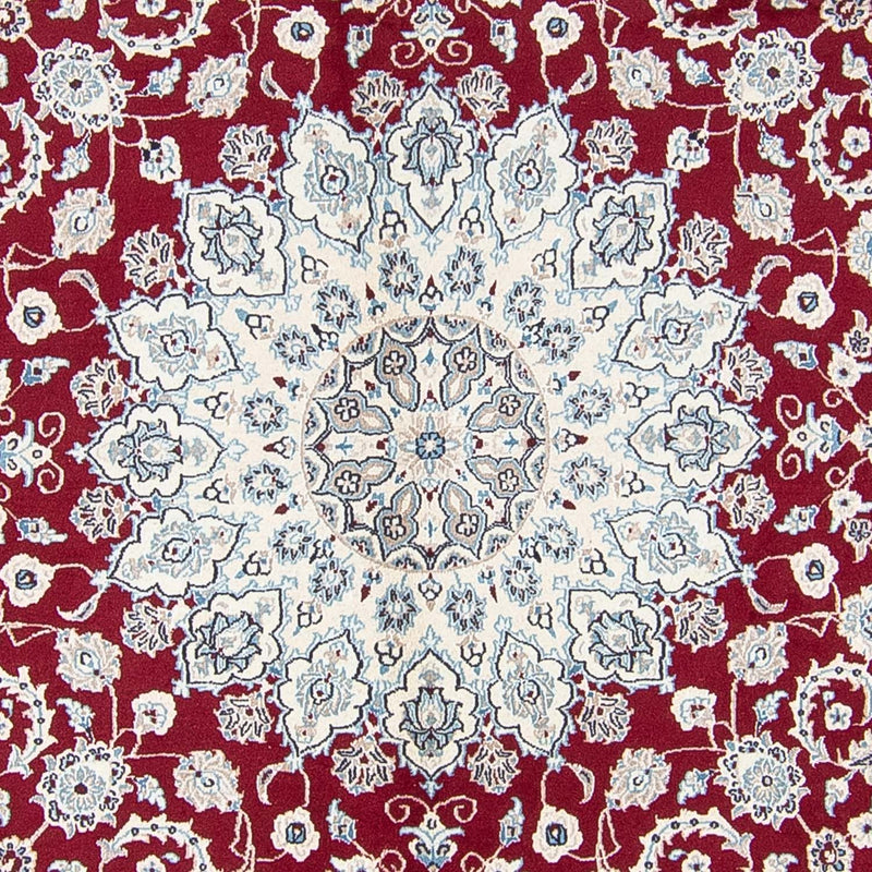 Perzisch tapijt - Nain rond  - 295 x 295 cm - donkerrood