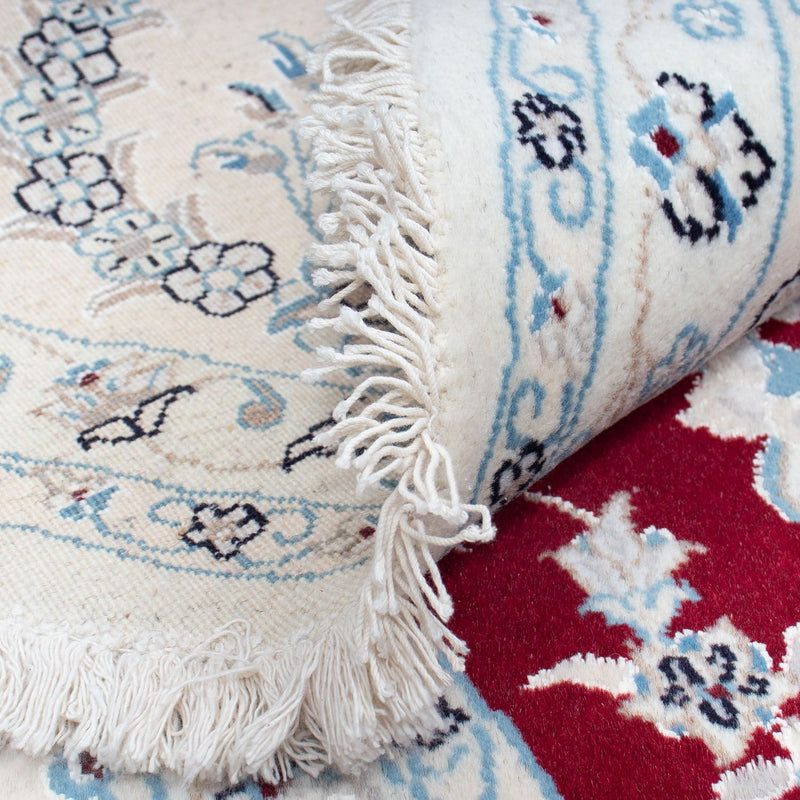 Perzisch tapijt - Nain rond  - 295 x 295 cm - donkerrood