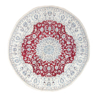 Perzisch tapijt - Nain rond  - 300 x 300 cm - donkerrood