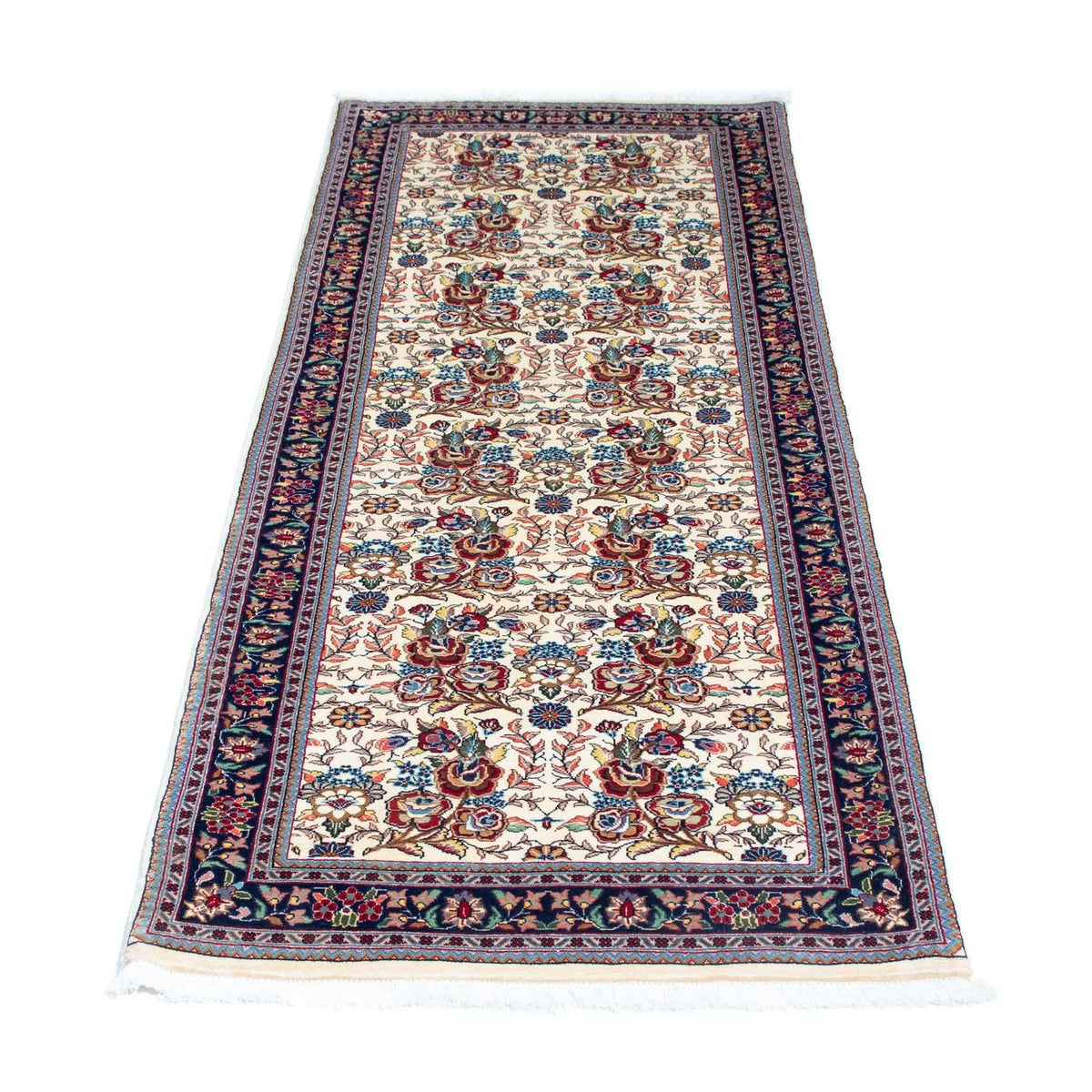 Loper Perzisch tapijt - Ghom - 194 x 70 cm - beige