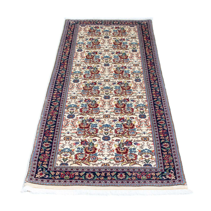 Loper Perzisch tapijt - Ghom - 194 x 70 cm - beige