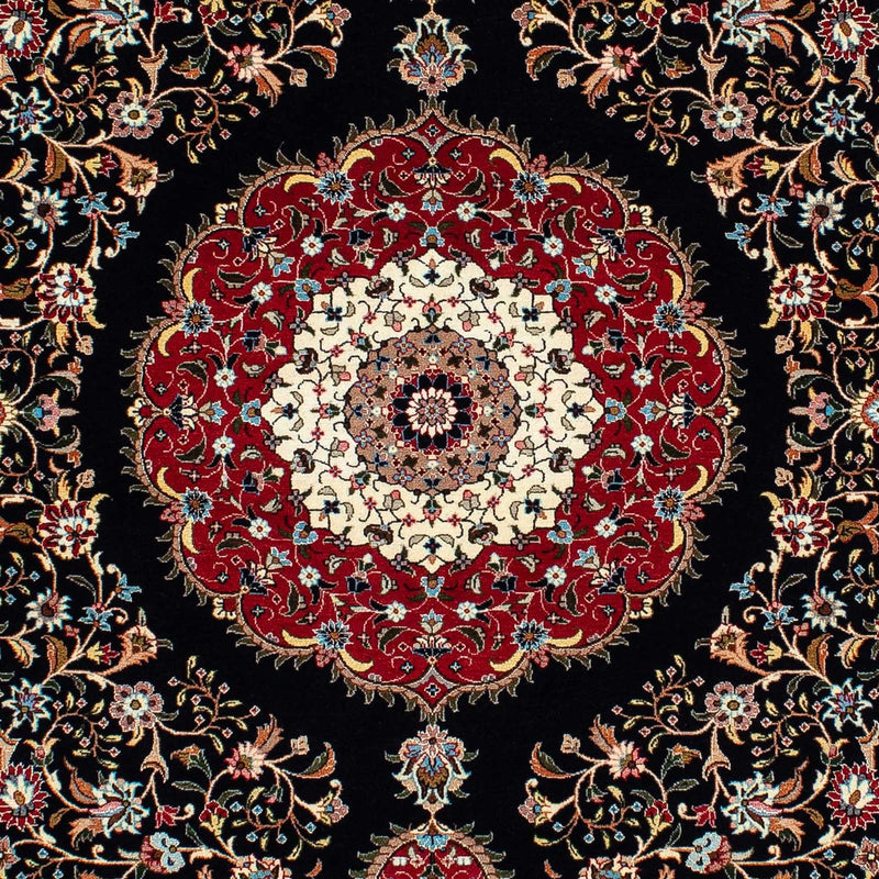 Perzisch tapijt - Ghom - 210 x 140 cm - donkerblauw