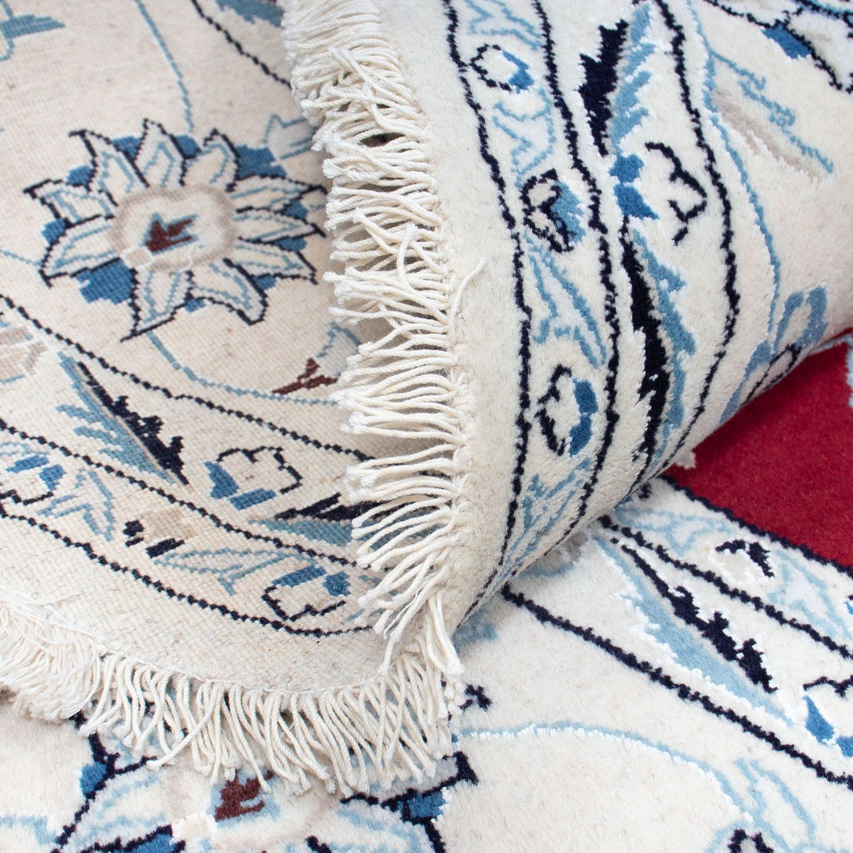 Perzisch tapijt - Nain rond  - 247 x 247 cm - donkerrood