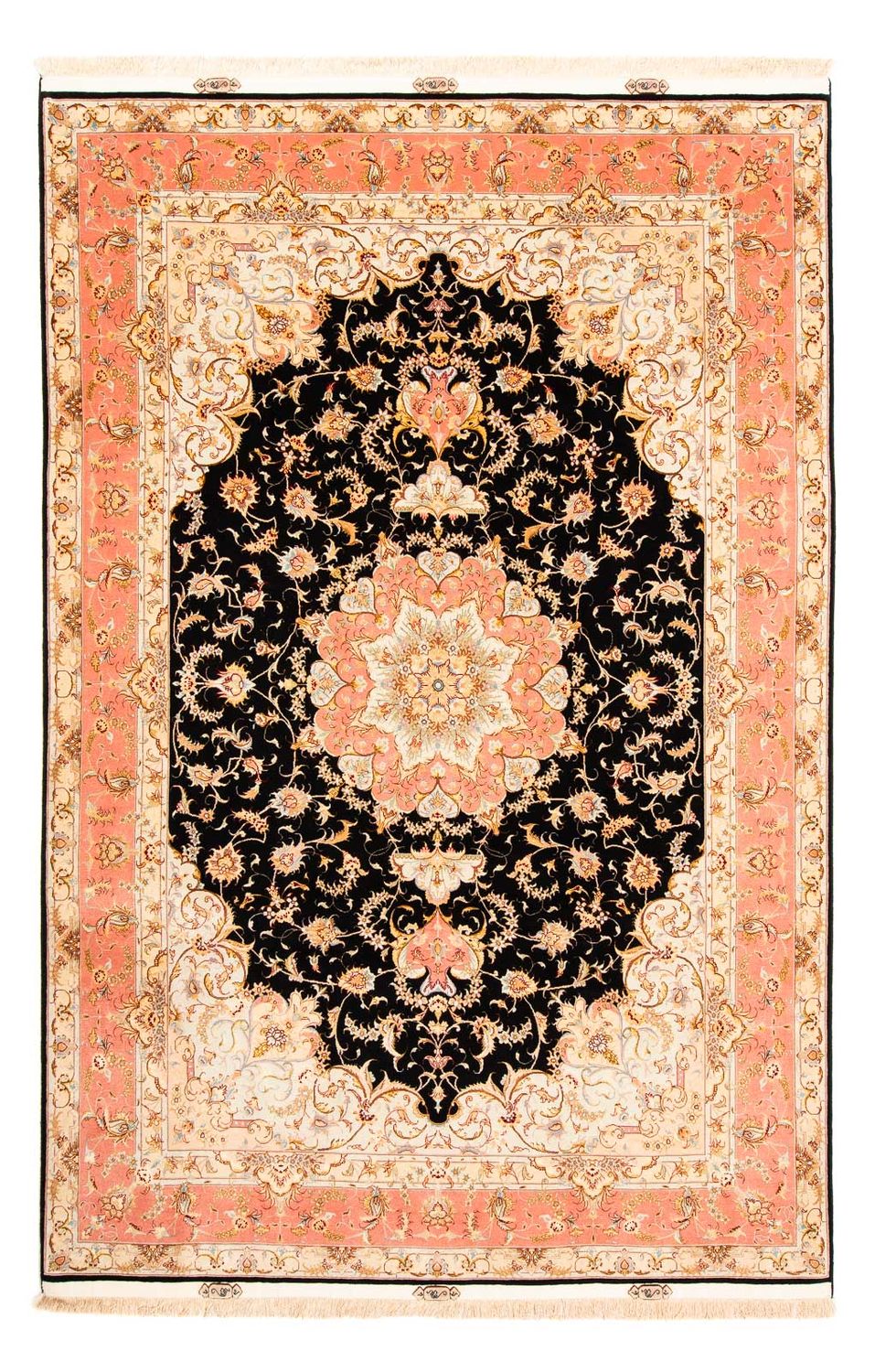 Perzisch tapijt - Tabriz - 297 x 198 cm - donkerblauw