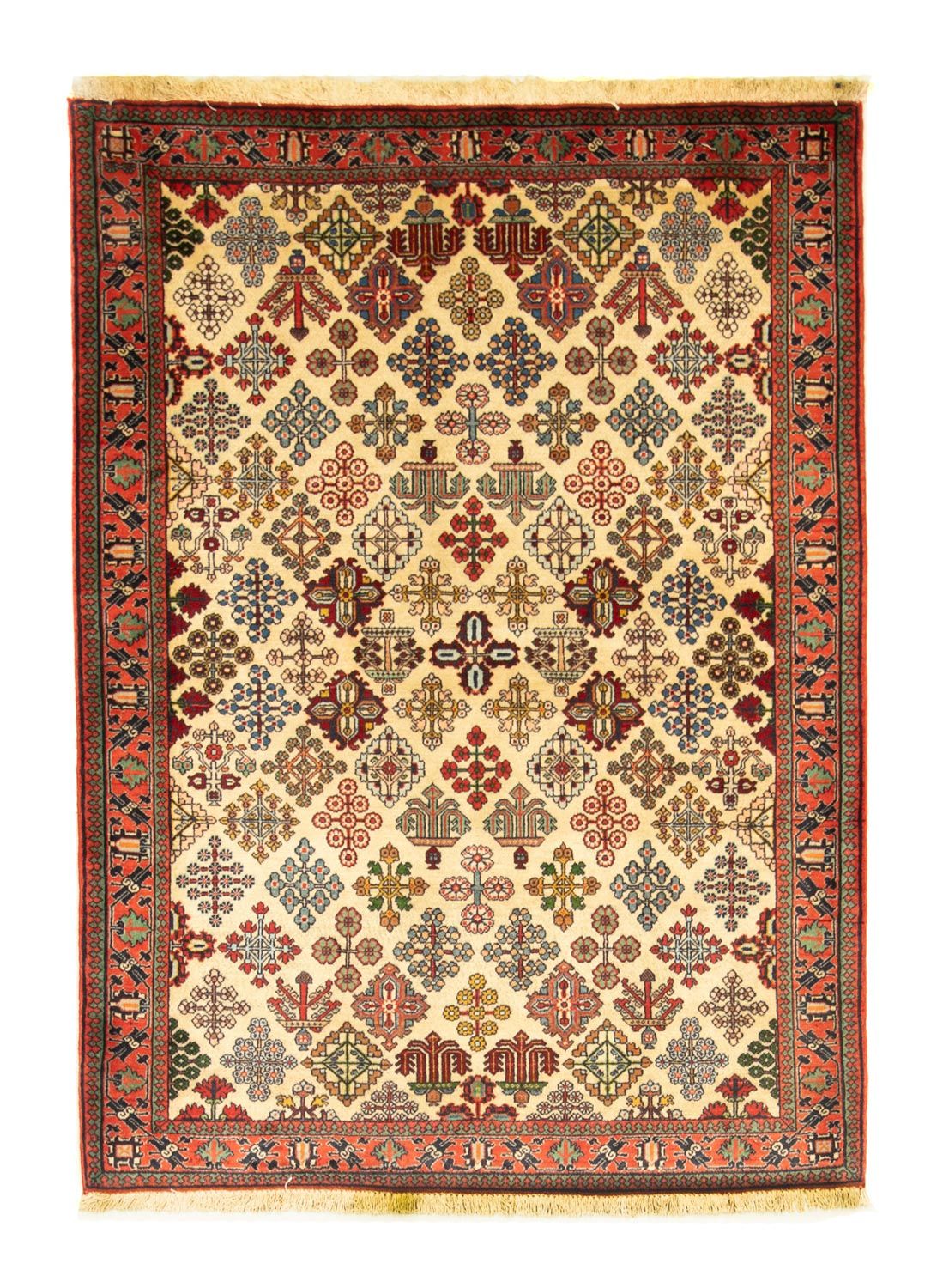 Perzisch Tapijt - Nomadisch - 159 x 120 cm - beige