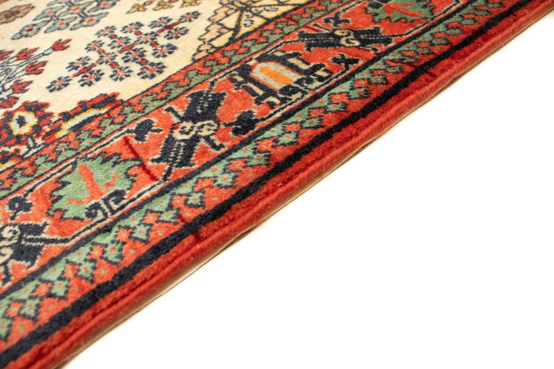 Perzisch Tapijt - Nomadisch - 159 x 120 cm - beige