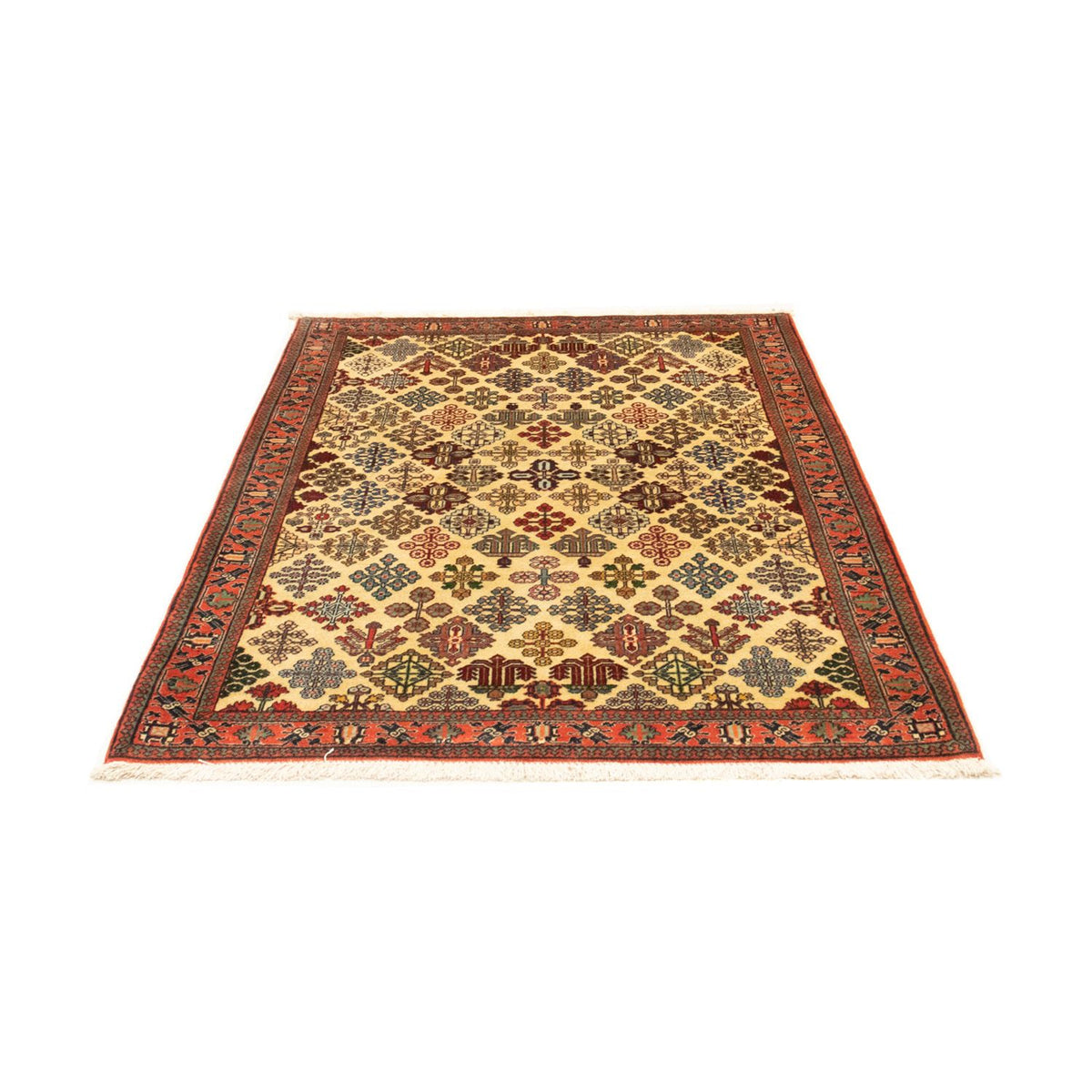 Perzisch Tapijt - Nomadisch - 159 x 120 cm - beige