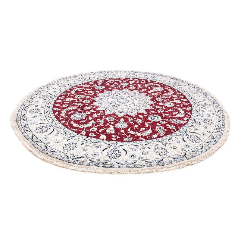 Perzisch tapijt - Nain rond  - 252 x 252 cm - donkerrood