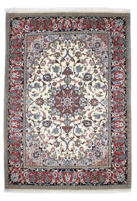 Perzisch tapijt - Ghom - 253 x 180 cm - beige