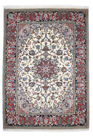 Perzisch tapijt - Ghom - 253 x 180 cm - beige