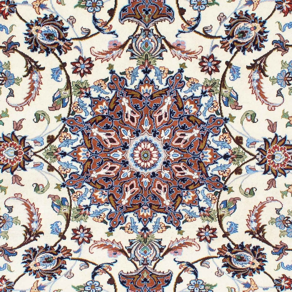 Perzisch tapijt - Ghom - 253 x 180 cm - beige