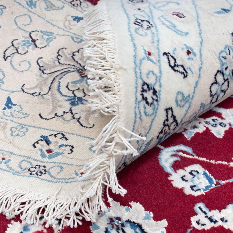 Perzisch tapijt - Nain rond  - 300 x 300 cm - donkerrood