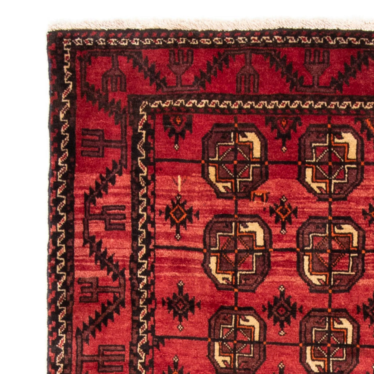 Loper Baluch tapijt - 200 x 112 cm - veelkleurig