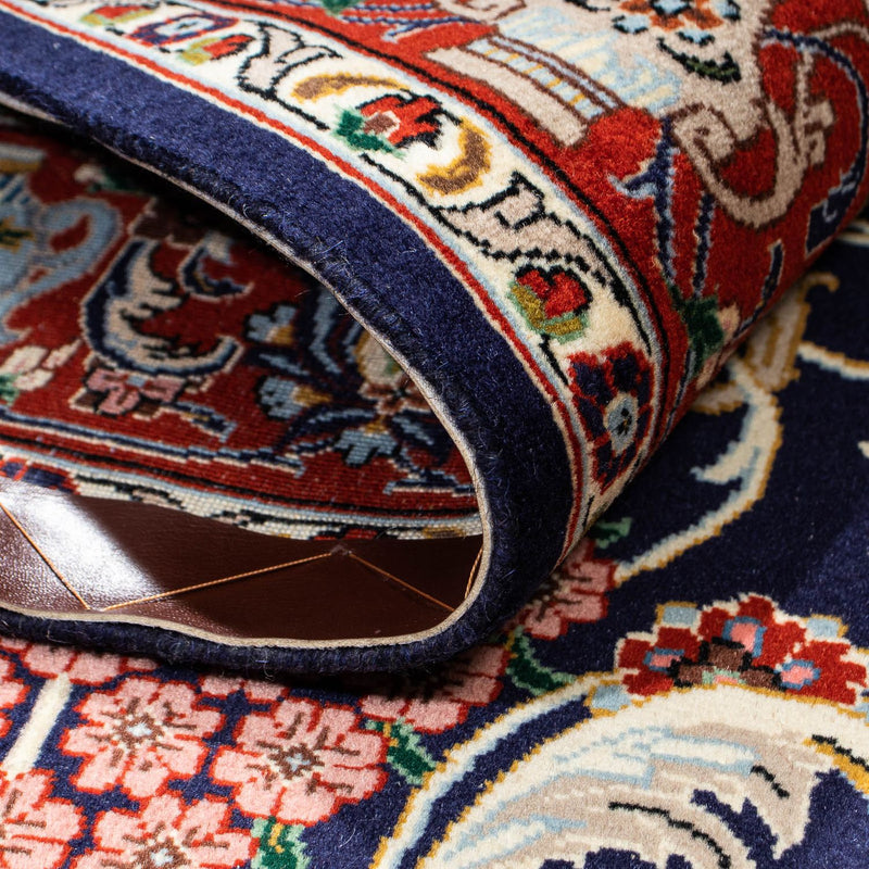 Perzisch tapijt - Ghom - 188 x 135 cm - donkerblauw