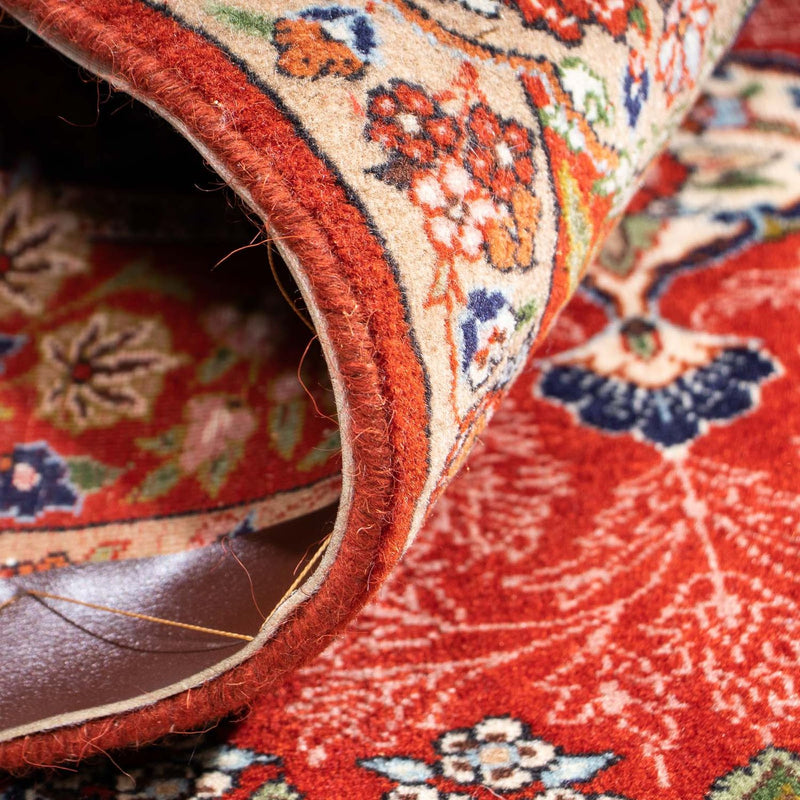 Perzisch tapijt - Ghom - 111 x 93 cm - roest