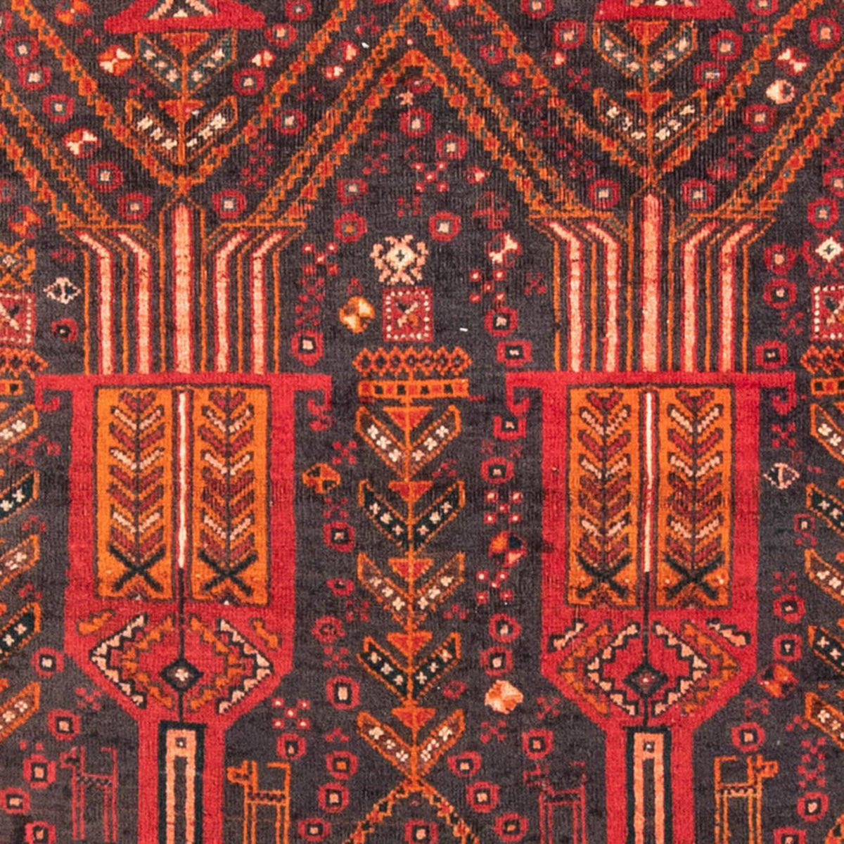 Loper Baluch tapijt - 239 x 111 cm - roest