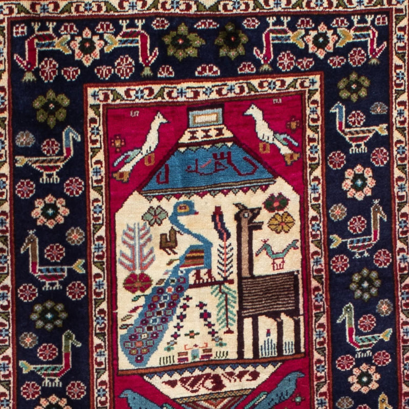 Loper Baluch tapijt - 200 x 107 cm - donkerblauw
