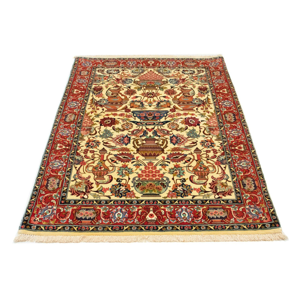 Perzisch tapijt - Ghom - 170 x 104 cm - beige