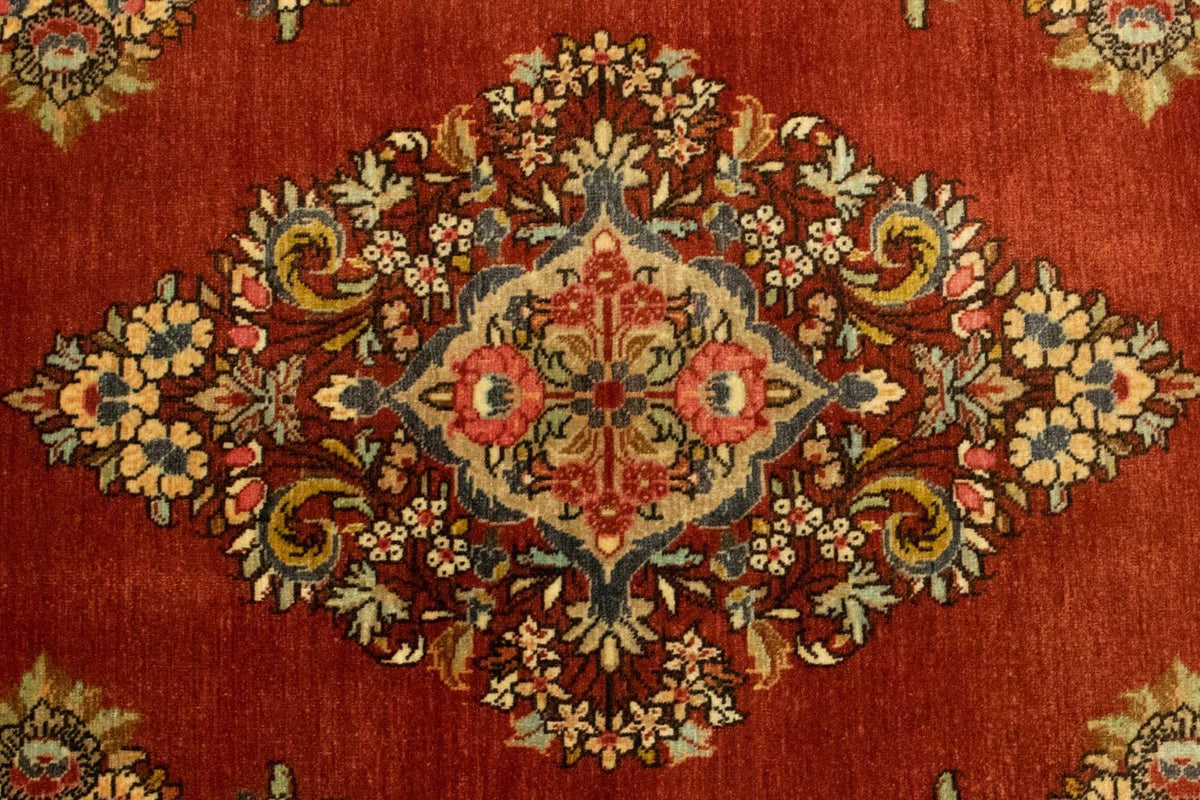 Perzisch tapijt - Ghom - 144 x 100 cm - roest