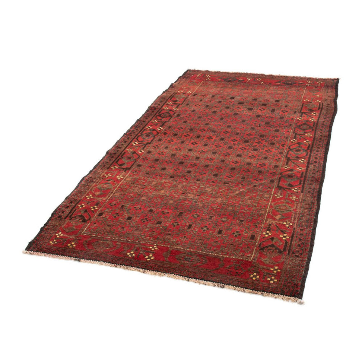 Loper Baluch tapijt - 195 x 108 cm - rood