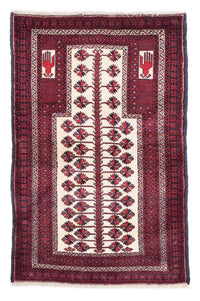 Baluch tapijt - 136 x 89 cm - rood